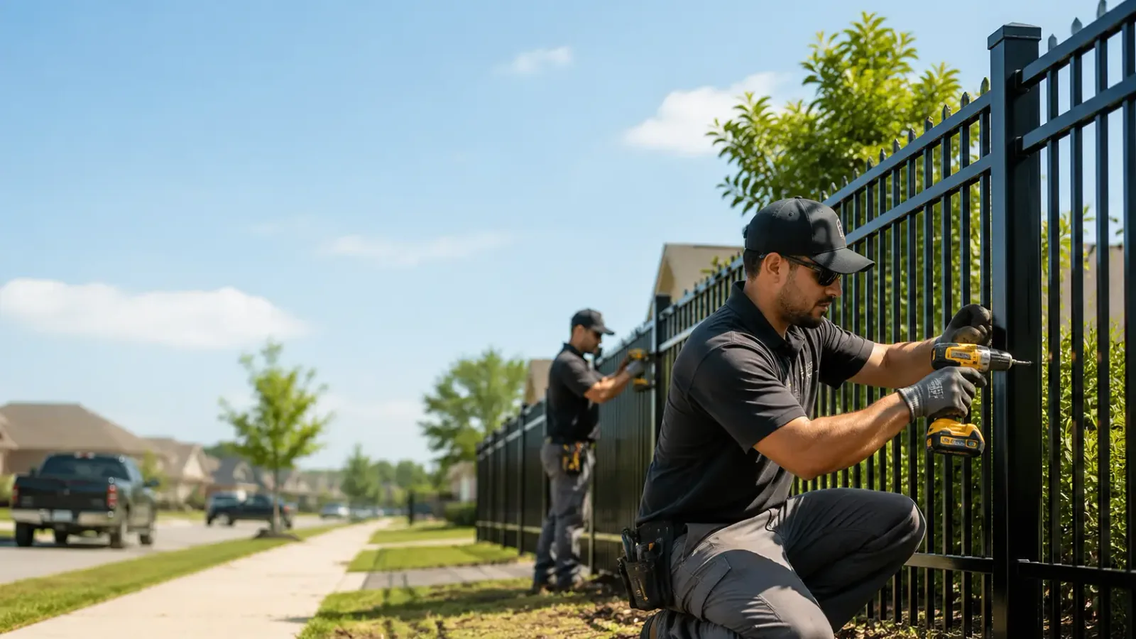Metal Fence Installation in Boles, AR